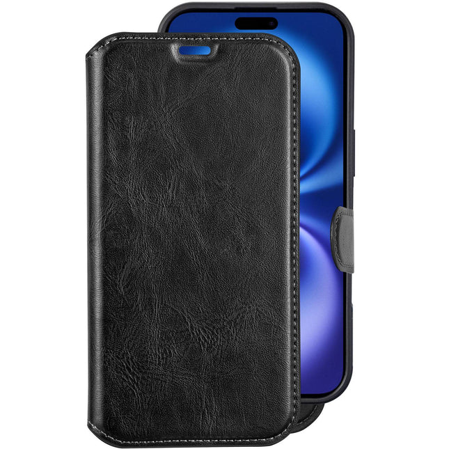 Schlanke Brieftaschenhülle für iPhone 17, 2-in-1 Design