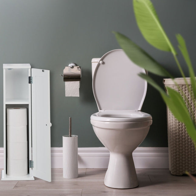 Schmaler Toilettenschrank mit 2 Einlegeböden