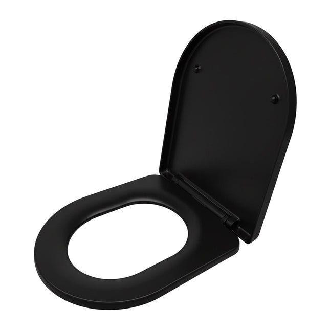 Duroplast-WC-Sitz mit Absenkautomatik, abnehmbar, universell passend