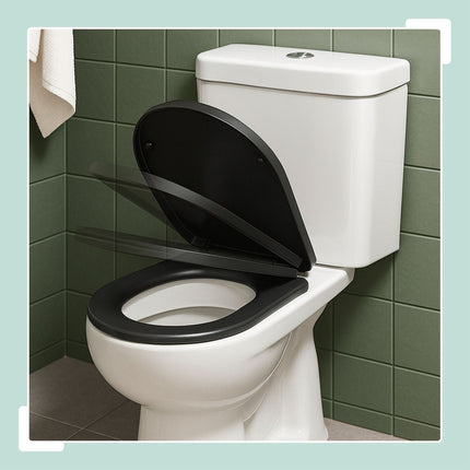 Duroplastové WC sedátko se zpomalovacím sklápěním, snímatelné, univerzální