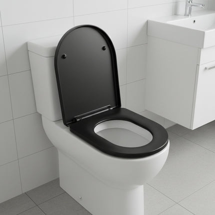 Duroplastové WC sedátko se zpomalovacím sklápěním, snímatelné, univerzální
