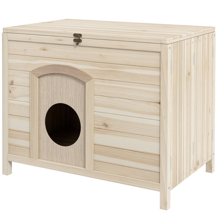 Faltbares Haustierhaus aus Holz für Katzen und Hunde für den Innenbereich 13,5 kg