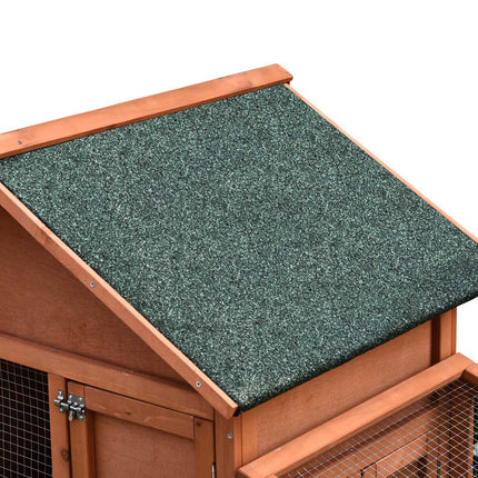Double decker outdoor cage for small animals, spruce - 144x64.5x100 cm