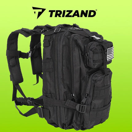 Kleiner schwarzer Touristenrucksack 23089 