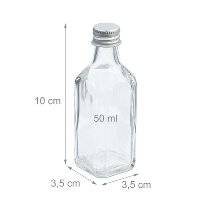 Petites bouteilles dans un ensemble