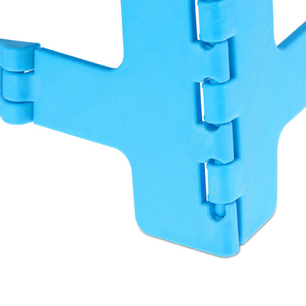 Petit tabouret pliant bleu