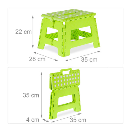 Kleiner Klapphocker grün