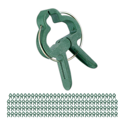 Small plant clips in a set of 120