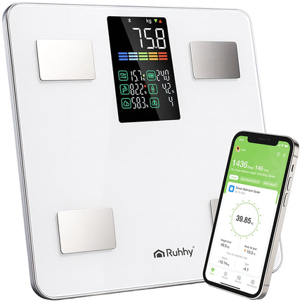 Intelligente Personenwaage, Körperzusammensetzungsanalyse, 226 kg Kapazität