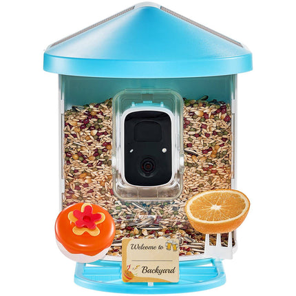 Smart Bird Feeder With Camera, 2K AI ID, Solar Power