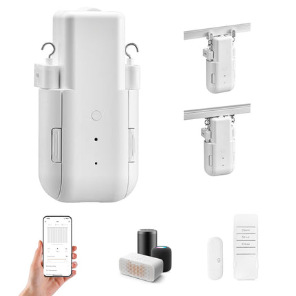 Smart Curtain Opener – App, Remote, Hub, Alexa, U/I Rail