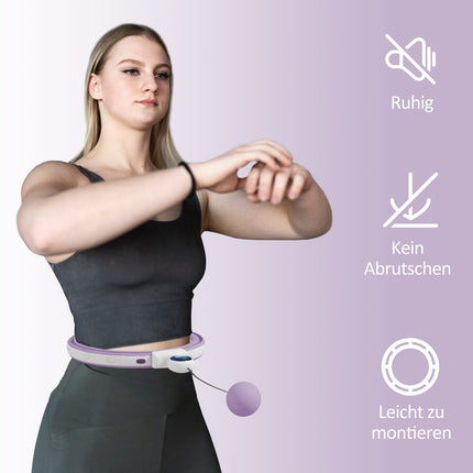 Verstellbarer Smart Hula-Hoop mit Gewichtskugelzähler für Erwachsene