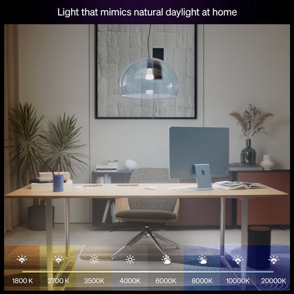 Smarte LED Lampe E27 810lm, White Ambiance, 2er-Pack