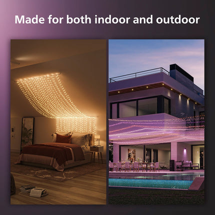 Smarte LED-Lichterkette, innen/außen, 500 LEDs, 40m
