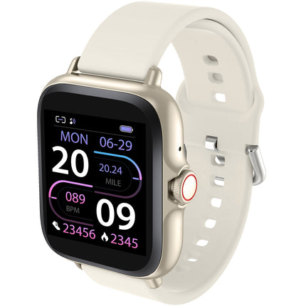 SmartWatch 1.44" display Heart sensor Beige