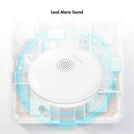 Intelligenter WLAN-Wasserlecksensor Tuya