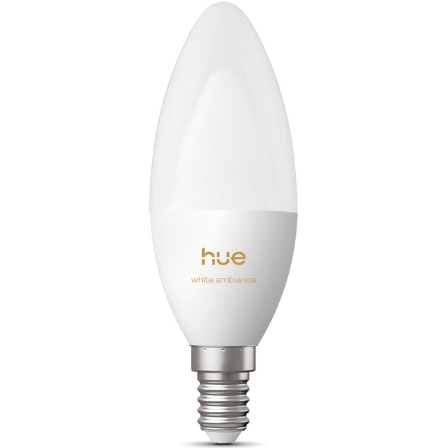 Smart White Ambiance E14 Kerzenlampe, 500 lm, dimmbar