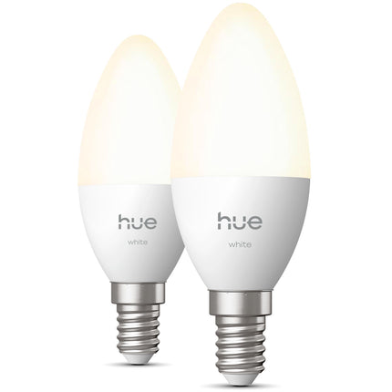 Smarte E14 LED-Kerzenlampen, 470 lm, Doppelpack