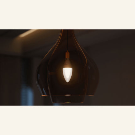 Smarte E14 LED-Kerzenlampen, 470 lm, Doppelpack
