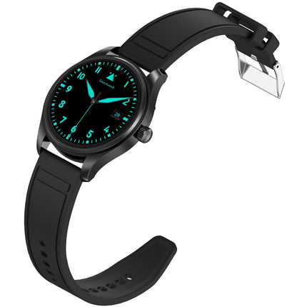 Smartwatch 1.32-Inch AMOLED, Round, Call Answering, Black