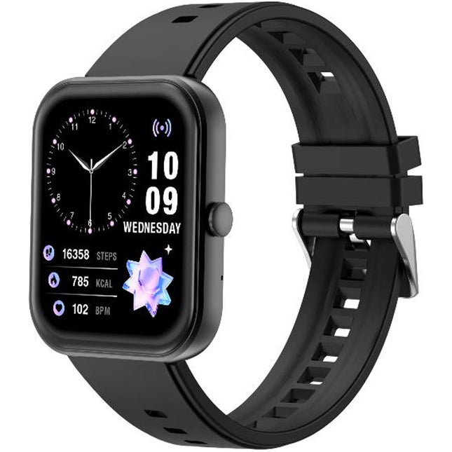 Smartwatch 1,96 Zoll AMOLED, Anruffunktion, Schwarz