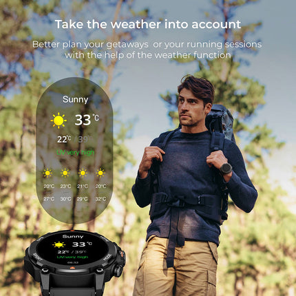 Smartwatch Explorer GPS - Schwarz