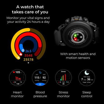 Smartwatch Explorer GPS - Schwarz
