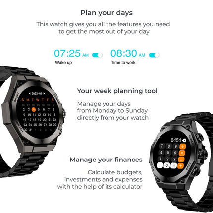 Smartwatch Titan - Schwarz