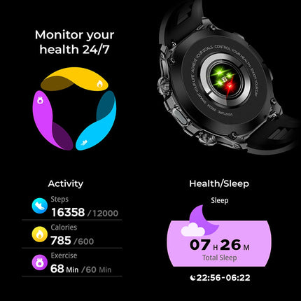 Smartwatch Venture - Schwarz