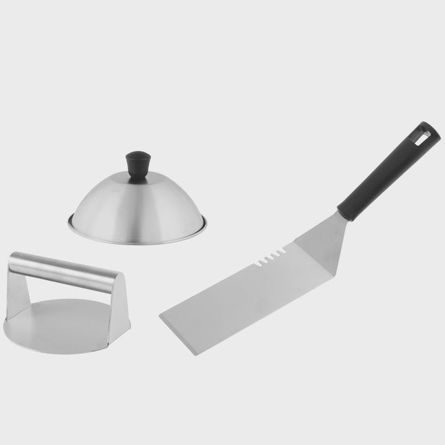 Smash Burger Set, 3-teiliges Edelstahl-Werkzeug-Set