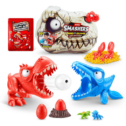 Smashers Playset Dino Island T-Rex Kampf