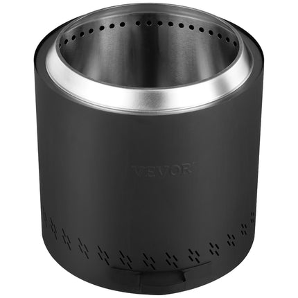 Smokeless Fire Pit, 15.8 In Wood-Burning Stainless Steel