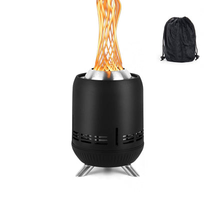 Rauchfreier Tischkamin, Ø16,5 cm, Tragbar