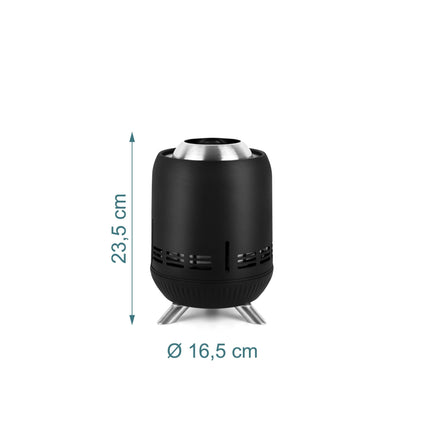 Rauchfreier Tischkamin, Ø16,5 cm, Tragbar