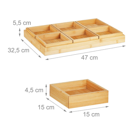 Snack bowl with serving tray