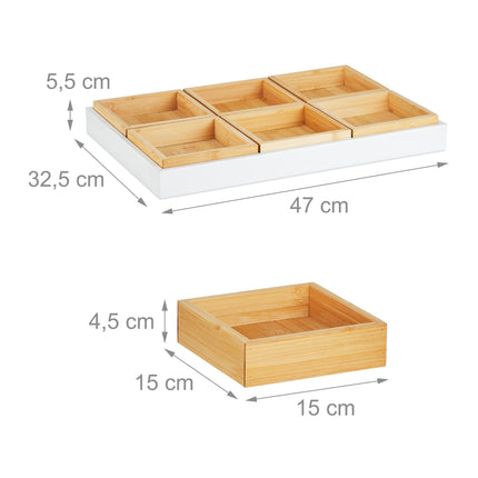 Snackschale mit Serviertablett
