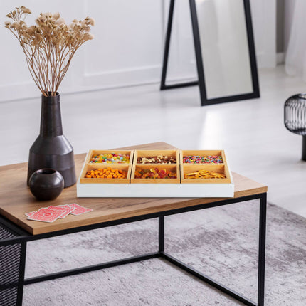 Snackschale mit Serviertablett