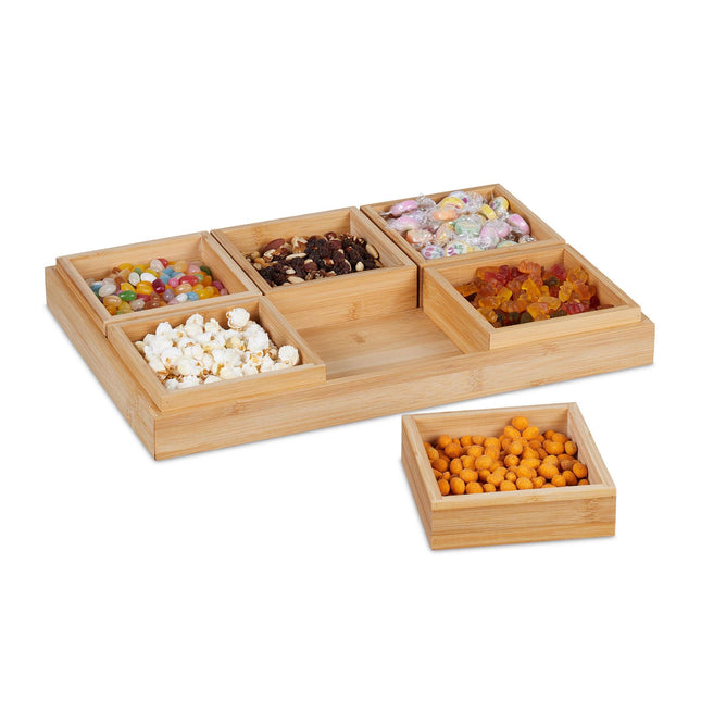 Snackschale mit Serviertablett