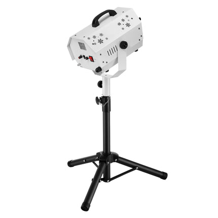 Snow Machine 1200W, Wireless Remote, Adjustable Stand, 20 m² Coverage