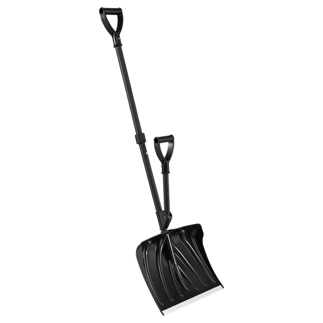 Snow Shovel, 53 Inch, Assist Handle, Aluminum Edge