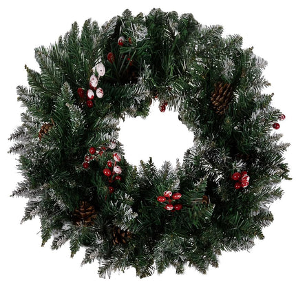 Schneebedeckter Weihnachtskranz Ruhhy 22302 