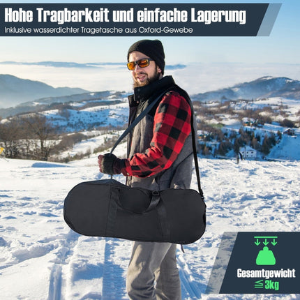 Snowshoe Set with Double Ratchet Bindings, 53cm, Navy Blue
