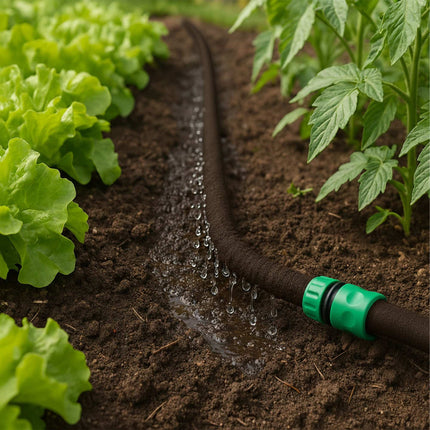 Perlschlauch für Hecken und Blumenbeete, wassersparend
