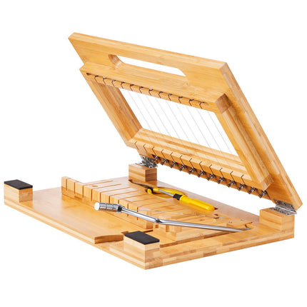 Soap Cutter, Bamboo Wire Slicer, 12 x 1-Inch Bars