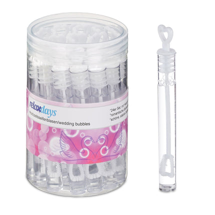 Soap bubbles wedding set of 24