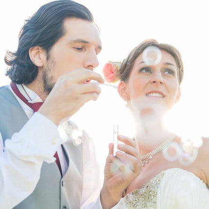 Soap bubbles wedding set of 24