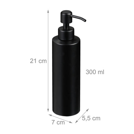 Soap pump in stainless steel 300 ml