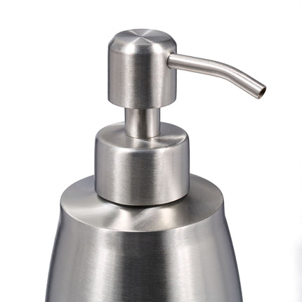 Soap pump in stainless steel 350 ml