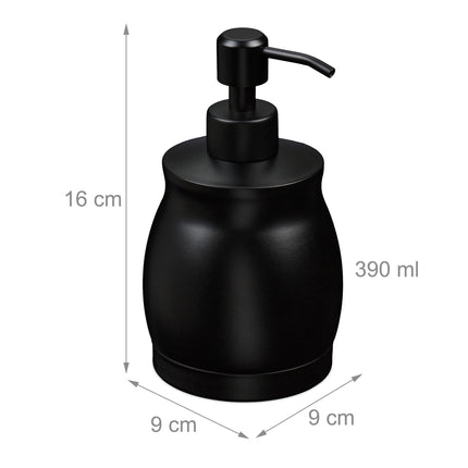 Soap pump in stainless steel 390 ml