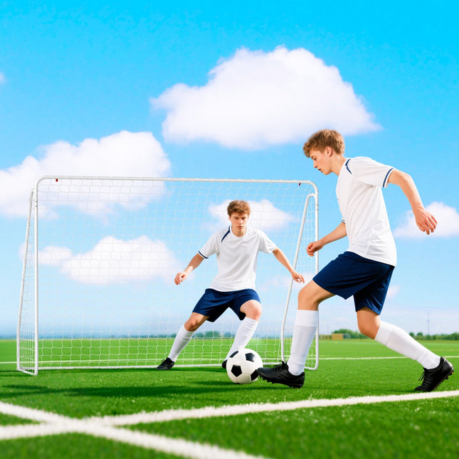 Voetbaldoel voor training en wedstrijden, UV-bestendig, inclusief ankers